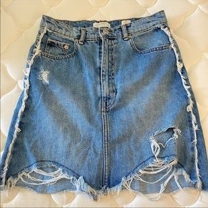 Zara denim skirt